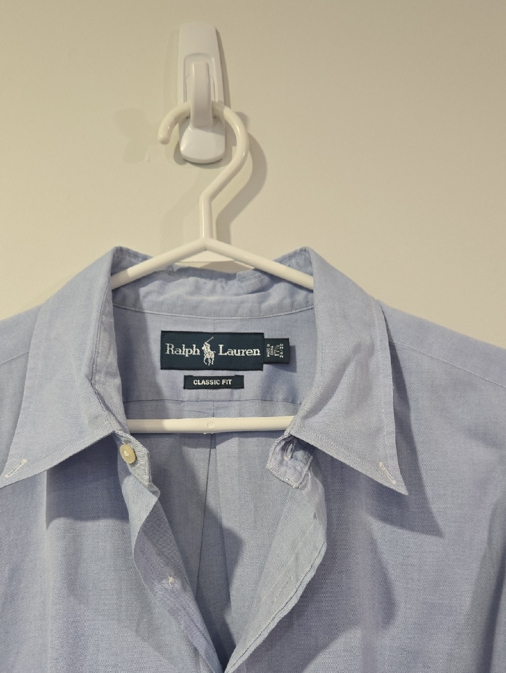 Ralph Lauren Men’s Light Blue Oxford Button-Down Shirt-Ralphcore - Picture 2 of 6